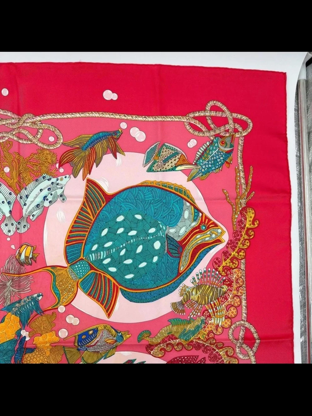 Hermes vibrant silk